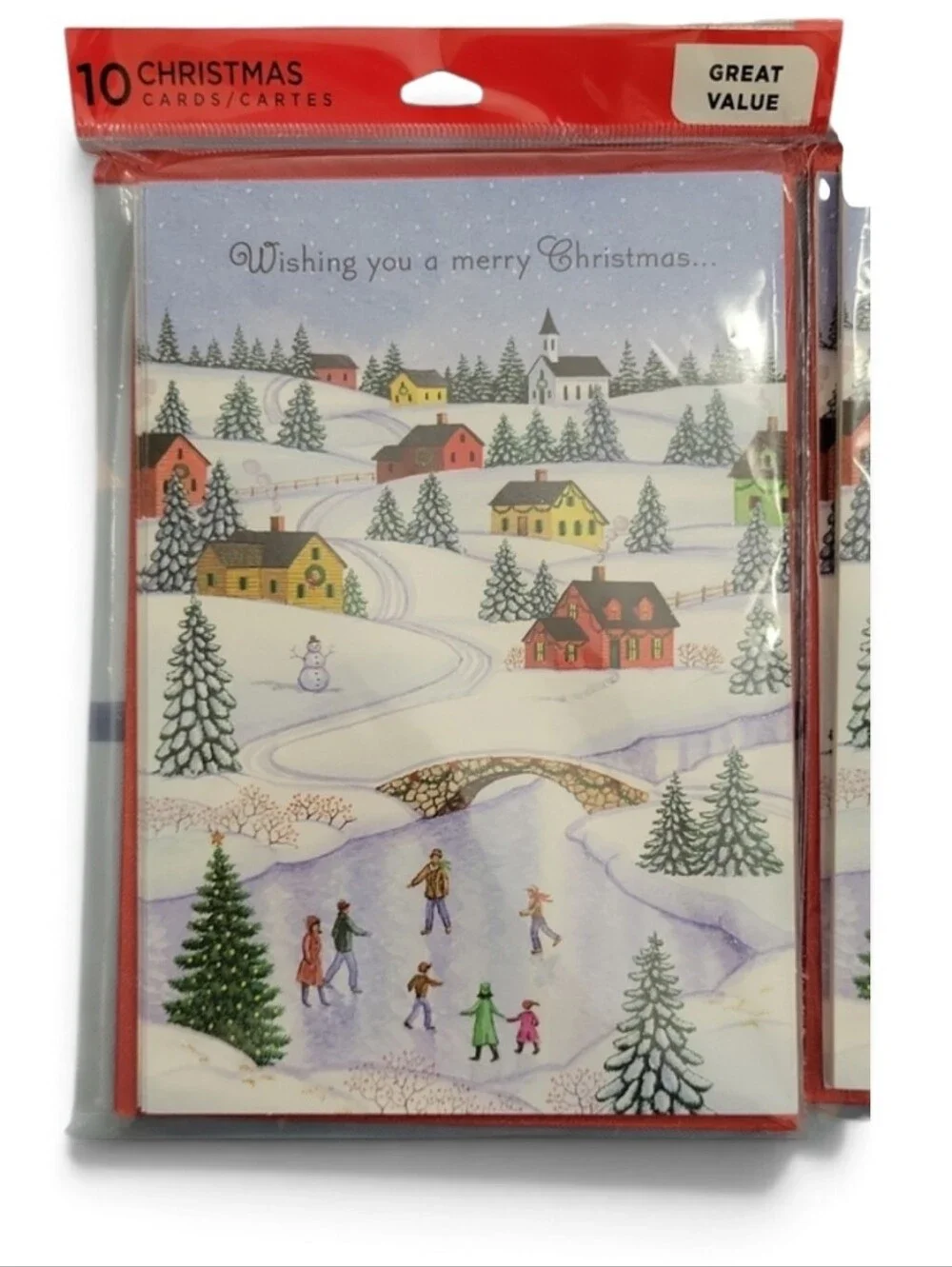 Hallmark Christmas Greeting Cards Christmas Village 3 Pack